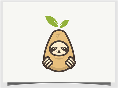 character peanut grow logo design design icon logo peanut symbol