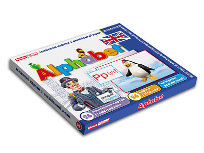 packaging design "Alphabet" for kids design design for print flat for kids packaging design typography vector
