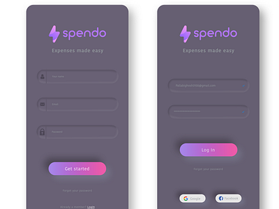 Spendo App app card design cards details design icon illustration logo lovemywork mobile mobile app mydesign neumorphism neumorphism app transaction ui ux vector