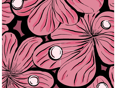 flowers artwork colour design digital art drawing illustraion inspiration pink