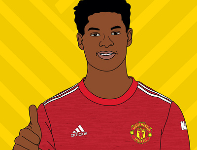 Marcus Rashford design freeschoolmeals graphic design illustration