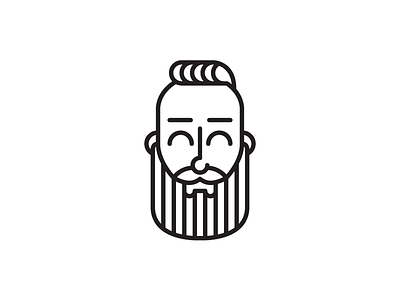 It's Me avatar beard character freelance icon illustration profile vector