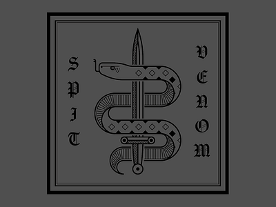 Spit Venom apparel esoteric merch occult snake sword