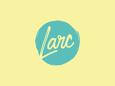 Larc branding crafts identity knitting logo