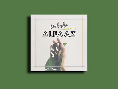 Unkahe Alfaaz aesthetic artwork branding colorful facebook illustration instagram logo minimal photoshop typography