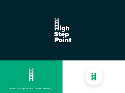 High Step Point logo design