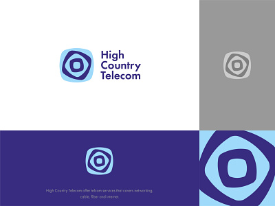 High Country Telecom logo design