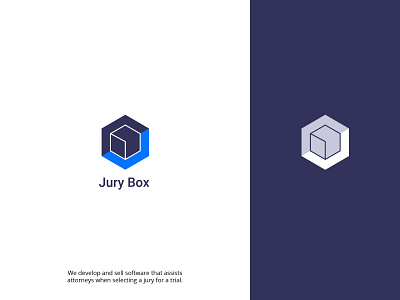 Jurybox logo design attorney box branding consulting identity design law lawyer logo logotype software startup
