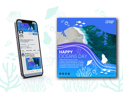 Oceans Dayb special Design Template