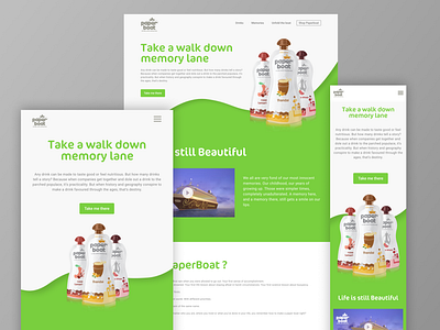 Paperboat illustration landing page logo product design typography ui uidesign user interface ux website concept