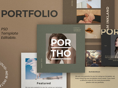 Portfolio - Brand Social Media branding creative design digital art instagram instagram banner instagram post instagram posts instagram posts template instagram stories instagram story template instagram template instagram templates modern posts simple social media social media pack social media template stories