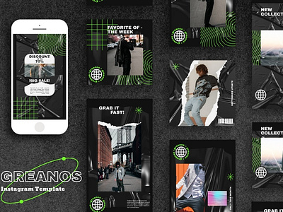 GREANOS Instagram Post Stories branding instagram instagram post template instagram post templates instagram posts instagram posts template instagram posts templates instagram stories instagram stories template instagram stories templates instagram story template instagram story templates instagram template instagram templates social media social media pack social media templates stories template templates