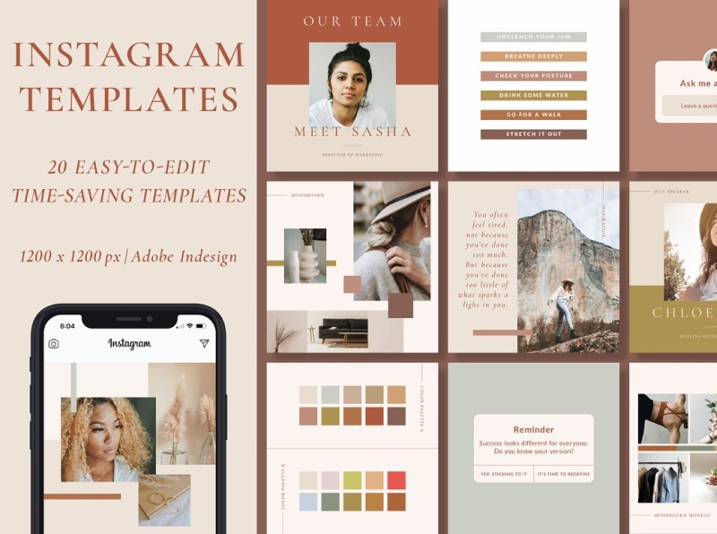 Instagram Templates | Customizable by Jimmy Jing Xia on Dribbble