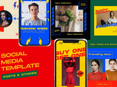 FLASH SALE VOL 2 Instagram Template advertising blog blogger branding color digital art instagram instagram banner instagram post instagram stories instagram story template instagram template instagram templates minimal posts social media social media pack social media template social media templates stories