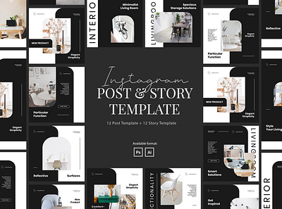 Elegant Corporate Instagram art blog blogger design elegant instagram instagram banner instagram post instagram stories instagram template minimal modern posts professional simple social media social media pack social media templates stories website