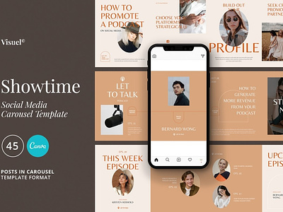 Showtime Carousel Template | CANVA advertising carousel template design insta instagram instagram banner instagram post instagram stories instagram story template instagram templates posts social media social media banner social media design social media pack social media post social media post design social media posts stories template