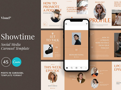 Showtime Carousel Template | CANVA advertising carousel template design insta instagram instagram banner instagram post instagram stories instagram story template instagram templates posts social media social media banner social media design social media pack social media post social media post design social media posts stories template