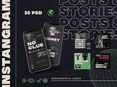 Sentimental Instagram Post Stories creative digital art elegant instagram instagram banner instagram post instagram post design instagram post template instagram posts instagram posts template instagram stories instagram template modern posts social media social media design social media media social media pack stories templates