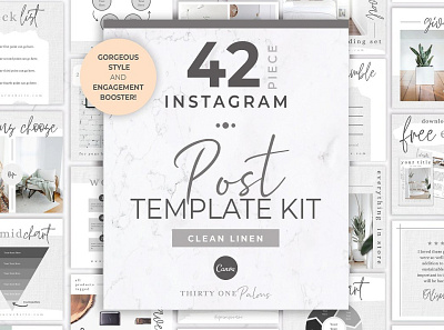 42 Instagram Post Templates | Canva blog blogger design digital art elegant instagram instagram banner instagram post instagram stories instagram template instagram templates minimal modern photoshop posts professional simple social media social media pack stories