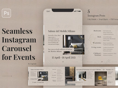 Events. Instagram Carousel Template event instagram instagram banner instagram post instagram post template instagram posts instagram stories instagram story instagram story template instagram template instagram templates post social media social media design social media pack social media template social media templates stories story template