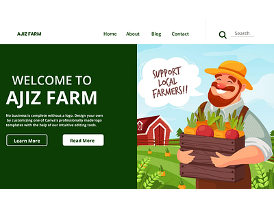 Farm Header farmers header header design uidesign