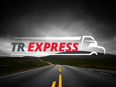 Tr express logo logo logo design