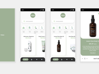 Cosmetics Company UI/UX ui uidesign ux