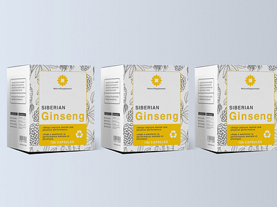 Ginseng packaging logo logodesign packaging