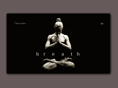 Yoga studio shot - dark mode antreman black dark denge nefes ruh siyah web tasarım webdesign yoga yoga salonu yoga studio yoga website йога студия йоги шапка