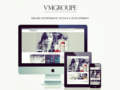 My fully designed site for Kerastase-usa.com beauty design ecommerce kerastase responsive webdesign
