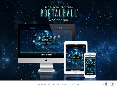 Portalball - Site android app design apple branding design game design graphic design iphone joe girardi logo design portallball web design
