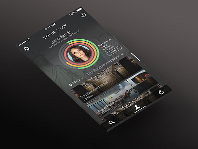 Daily UI: Hotel App Concept android app concept hotel hotel app ios ui ui design