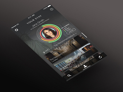 Daily UI: Hotel App Concept