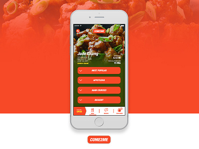 Daily UI: Concept Food Ordering App branding concept ui