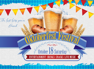 Oktoberfest Facebook Event Cover beer fest beer festival celebration event facebook template festival free psd flyer free psd templates oktober oktoberfest party social media design