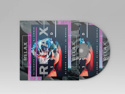 Free Relax CD Cover Template in PSD cd cd artwork cd cover cd design cd packaging free psd free psd template free psd templates music packaging psd template