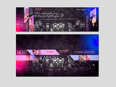 Free Karaoke Twitter and Youtube Templates event free psd free psd templates karaoke karaoke night party psd template social media design twitter twitter header youtube youtube banner youtube channel