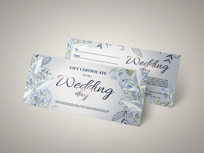 Free Wedding Gift Certificate Template