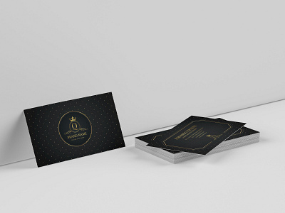 Free luxury business card template PSD