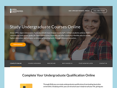 Education Landing Pages