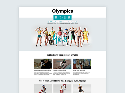 Olympics Page 2016 athletes brazil landing olympics optus telco ui web