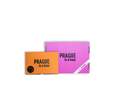 Prague in a box | 2 boxes branding design print