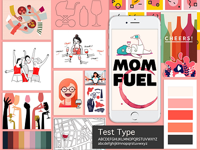 Moodboard | Wine Mom app