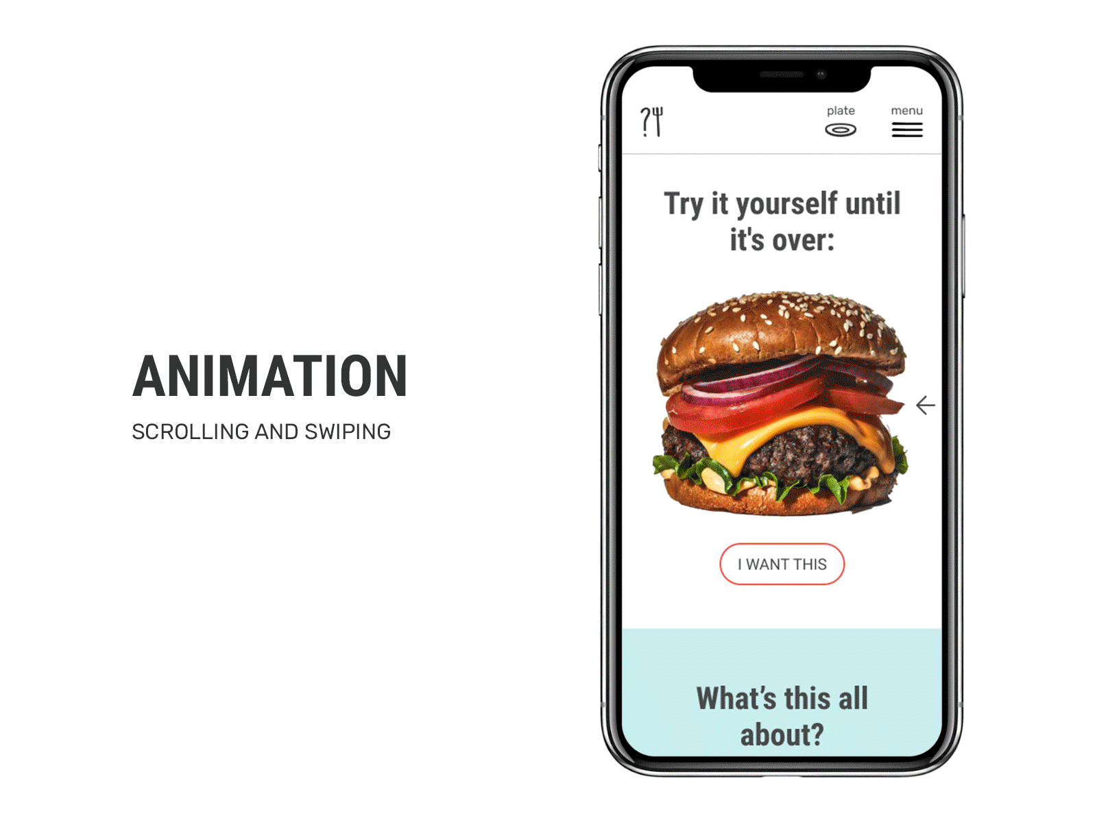 What's for dinner, mom? – Website animation app branding design flat minimal product design ui ux web