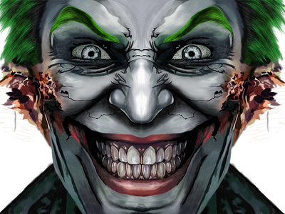 digital Painting art autodesk digitalart drawing joker painted paintings