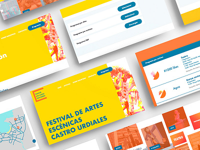 Web Boostrap Festival Artes Escénicas Castro Urdiales bootstrap design web