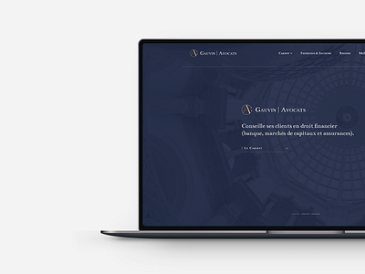 Gauvin | Avocats banking branding creative design digital financial graphic design lawyer logo ui webdesign