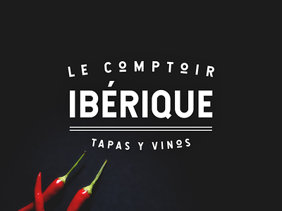 Le Comptoir Ibérique agencewebbordeaux branding design designgraphique graphic design identitevisuelle logo logotype print