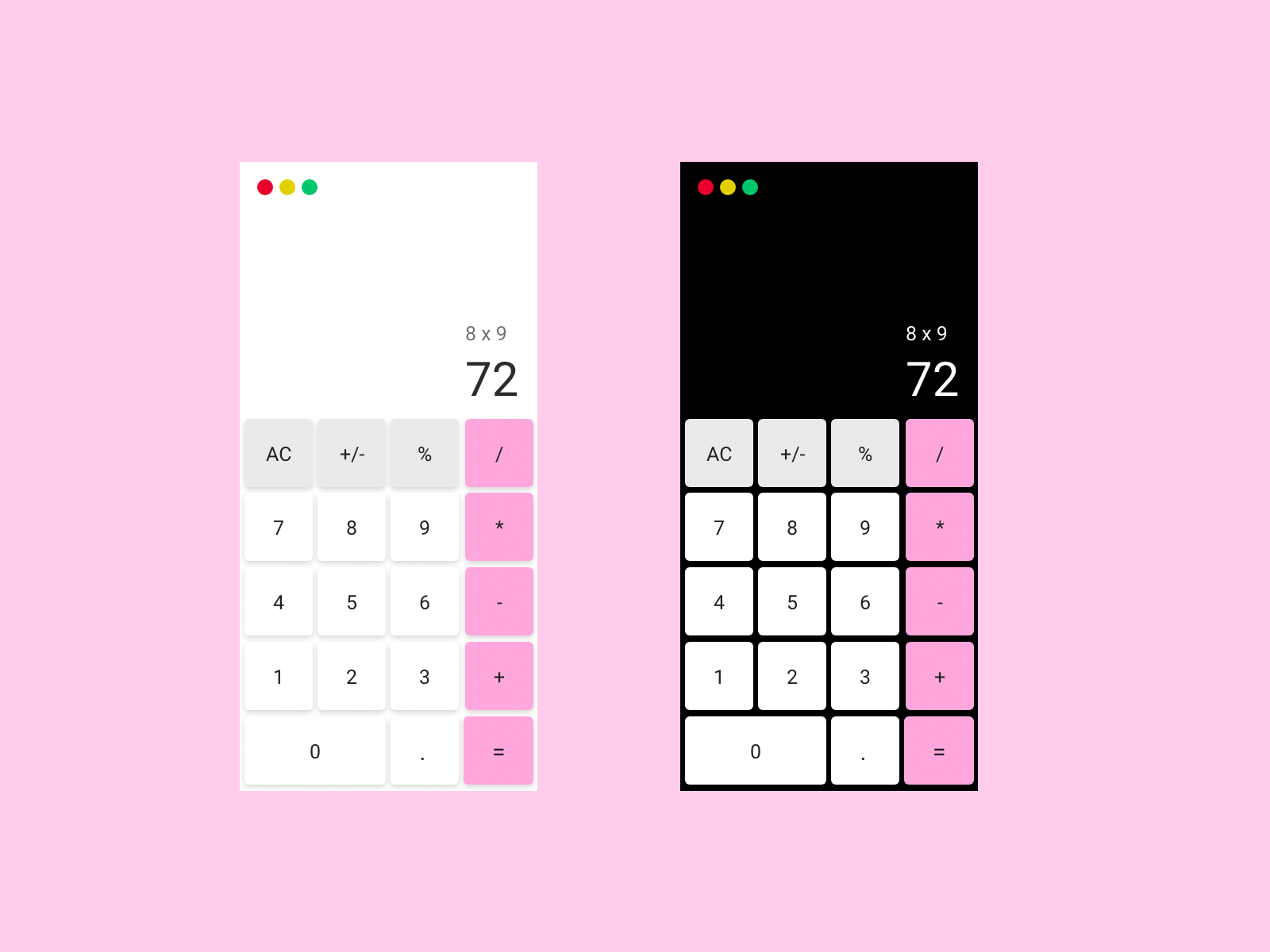 Calculator by Sara on Dribbble
