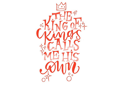 king of kings design illustration typography